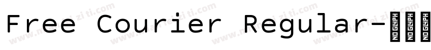 Free Courier Regular字体转换